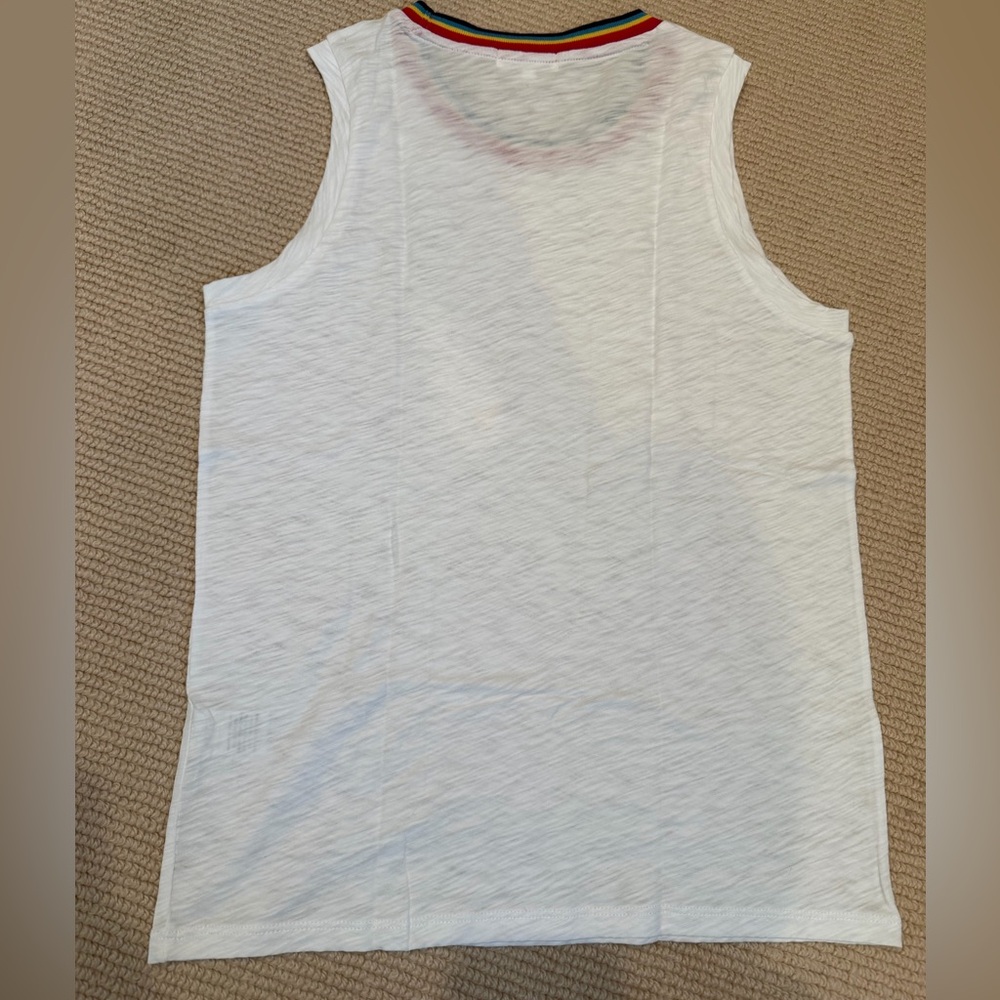 GOLDIE tank top with rainbow collar size M - Picture 4 of 4
